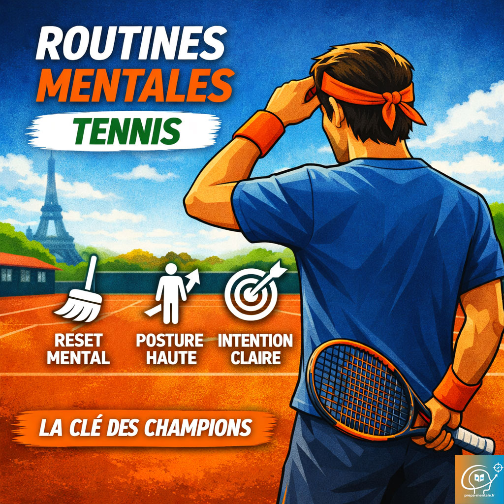 Routine mentale en tennis : les secrets des champions